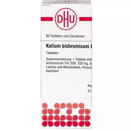 KALIUM BICHROMICUM D 30 δισκία, 80 κάψουλες