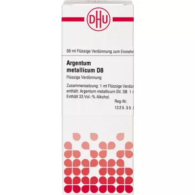 ARGENTUM METALLICUM Αραίωση D 8, 50 ml