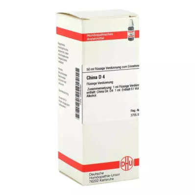 CHINA Αραίωση D 4, 50 ml