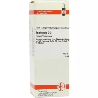 EUPHRASIA Αραίωση D 3, 50 ml