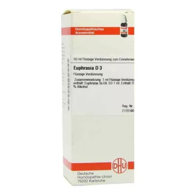 EUPHRASIA Αραίωση D 3, 50 ml