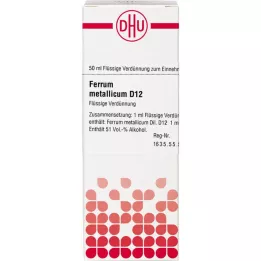 FERRUM METALLICUM D 12 αραίωση, 50 ml