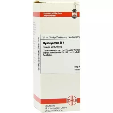 HYOSCYAMUS Αραίωση D 4, 50 ml