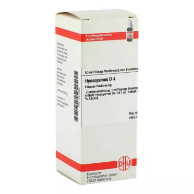 HYOSCYAMUS Αραίωση D 4, 50 ml