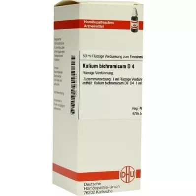 KALIUM BICHROMICUM Αραίωση D 4, 50 ml