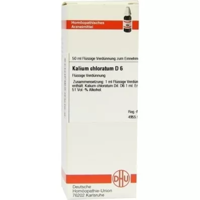 KALIUM CHLORATUM Αραίωση D 6, 50 ml