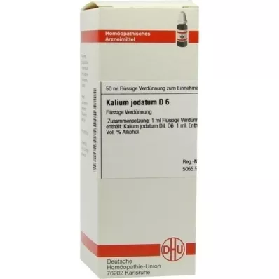KALIUM JODATUM Αραίωση D 6, 50 ml