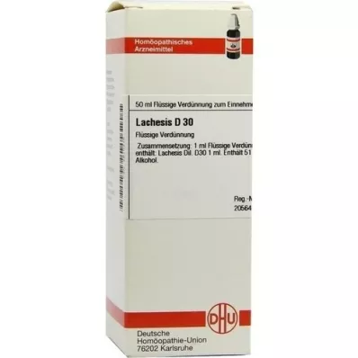LACHESIS D 30 αραίωση, 50 ml