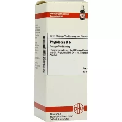 PHYTOLACCA Αραίωση D 6, 50 ml