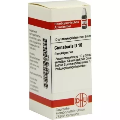 CINNABARIS D 10 σφαιρίδια, 10 g