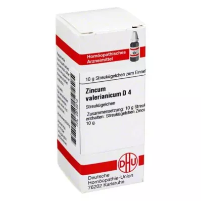 ZINCUM VALERIANICUM D 4 σφαιρίδια, 10 g