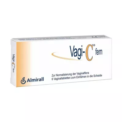VAGI C Fem κολπικά δισκία, 6 τεμάχια