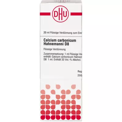 CALCIUM CARBONICUM Hahnemanni D 8 Αραίωση, 20 ml