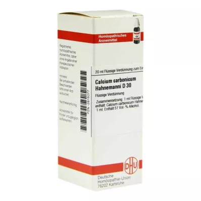 CALCIUM CARBONICUM Hahnemanni D 30 αραίωση, 20 ml