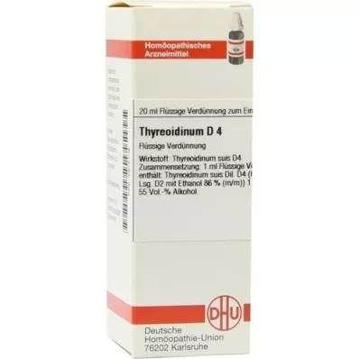 THYREOIDINUM Αραίωση D 4, 20 ml