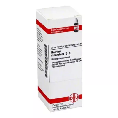 NATRIUM CHLORATUM Αραίωση D 6, 20 ml