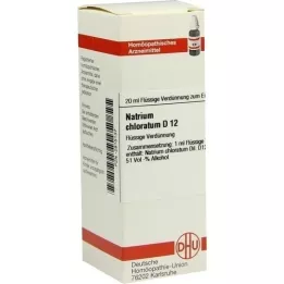 NATRIUM CHLORATUM D 12 αραίωση, 20 ml