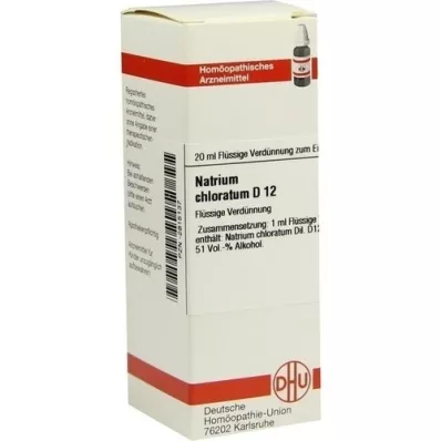 NATRIUM CHLORATUM D 12 αραίωση, 20 ml