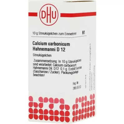 CALCIUM CARBONICUM Hahnemanni D 12 σφαιρίδια, 10 g