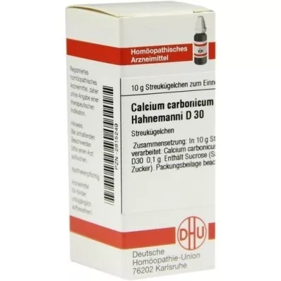 CALCIUM CARBONICUM Hahnemanni D 30 σφαιρίδια, 10 g
