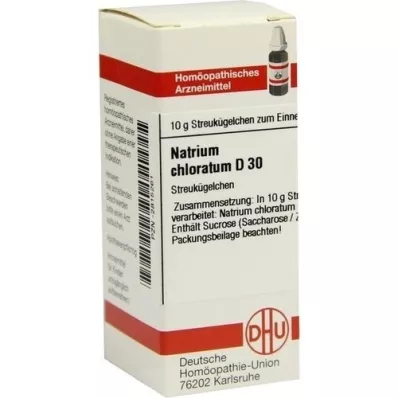 NATRIUM CHLORATUM D 30 σφαιρίδια, 10 g