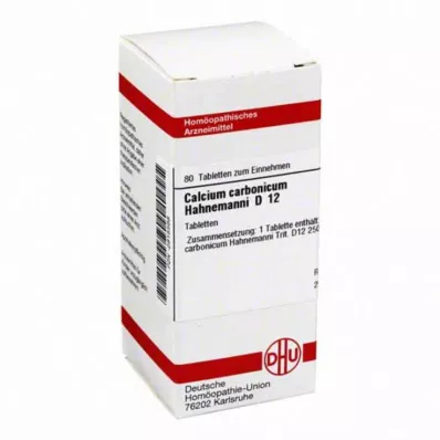 CALCIUM CARBONICUM Hahnemanni D 12 δισκία, 80 τεμάχια