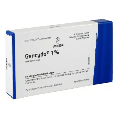 GENCYDO Ενέσιμο διάλυμα 1%, 48X1 ml