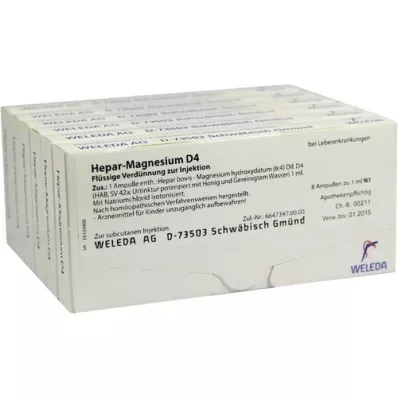 HEPAR MAGNESIUM D 4 αμπούλες, 48X1 ml