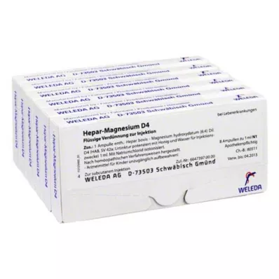 HEPAR MAGNESIUM D 4 αμπούλες, 48X1 ml