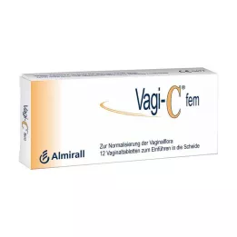 VAGI C Fem κολπικά δισκία, 12 τεμάχια