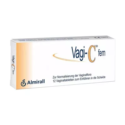 VAGI C Fem κολπικά δισκία, 12 τεμάχια