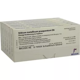 STIBIUM METALLICUM PRAEPARATUM D 6 αμπούλες, 48X1 ml