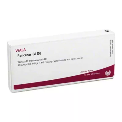 PANCREAS GL D 6 αμπούλες, 10X1 ml PANCREAS GL D 6 αμπούλες, 10X1 ml