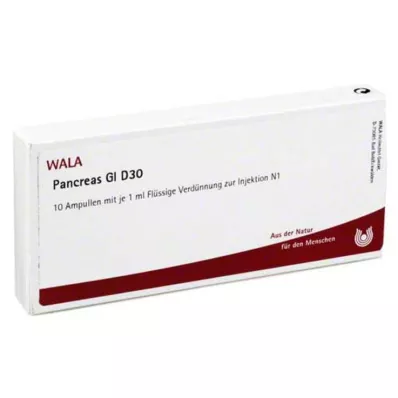 PANCREAS GL D 30 αμπούλες, 10X1 ml