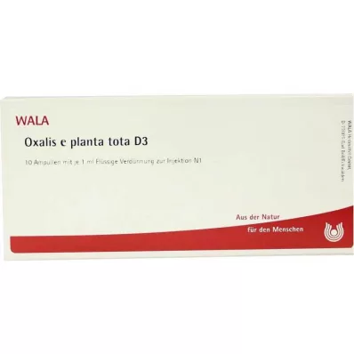 OXALIS E planta tota D 3 αμπούλες, 10X1 ml