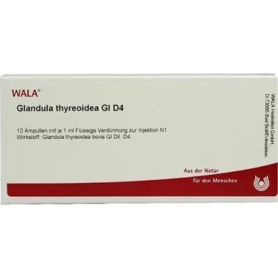 GLANDULA THYREOIDEA GL D 4 αμπούλες, 10X1 ml