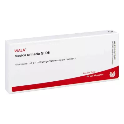 VESICA URINARIA GL D 6 αμπούλες, 10X1 ml