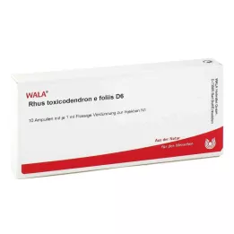 RHUS TOXICODENDRON E foliis D 6 αμπούλες, 10X1 ml