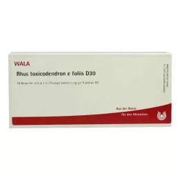 RHUS TOXICODENDRON E foliis D 30 αμπούλες, 10X1 ml