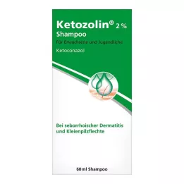 KETOZOLIN Σαμπουάν 2%, 60 ml
