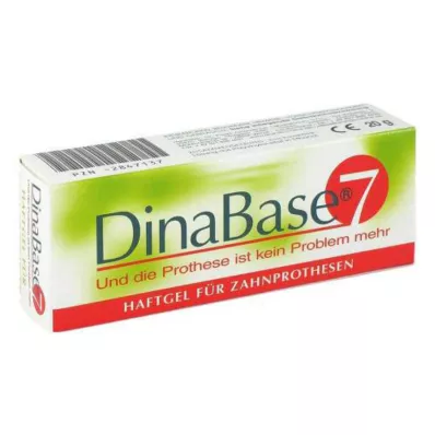 DINABASE 7 Αυτοκόλλητη γέλη για οδοντοστοιχίες, 1 τεμάχιο DINABASE 7 Αυτοκόλλητη γέλη για οδοντοστοιχίες, 1 τεμάχιο