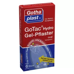 GOTAC Μεμβράνη τραύματος με επίθεμα γέλης, 6 τεμ