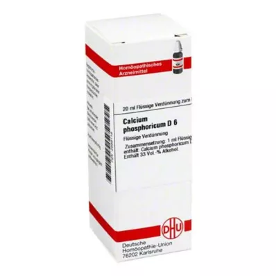 CALCIUM PHOSPHORICUM Αραίωση D 6, 20 ml