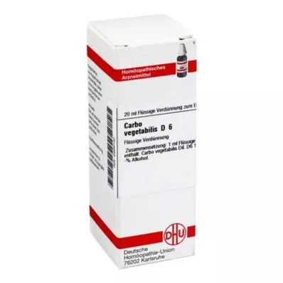 CARBO VEGETABILIS Αραίωση D 6, 20 ml