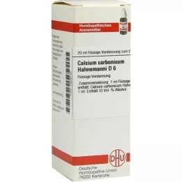 CALCIUM CARBONICUM Hahnemanni D 6 Αραίωση, 20 ml