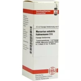 MERCURIUS SOLUBILIS Hahnemanni D 6 Αραίωση, 20 ml