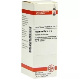 HEPAR SULFURIS Αραίωση D 6, 20 ml