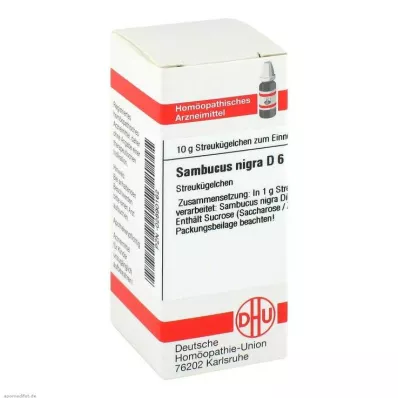 SAMBUCUS NIGRA D 6 σφαιρίδια, 10 g SAMBUCUS NIGRA D 6 σφαιρίδια, 10 g