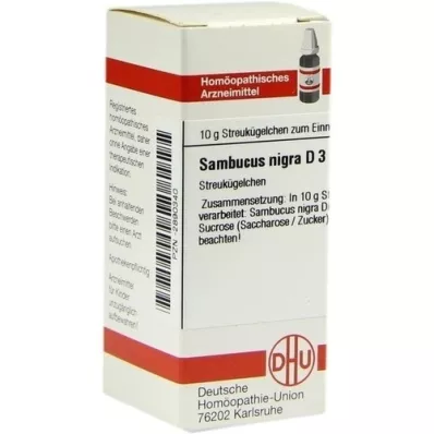 SAMBUCUS NIGRA D 3 σφαιρίδια, 10 g