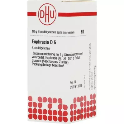 EUPHRASIA D 6 σφαιρίδια, 10 g